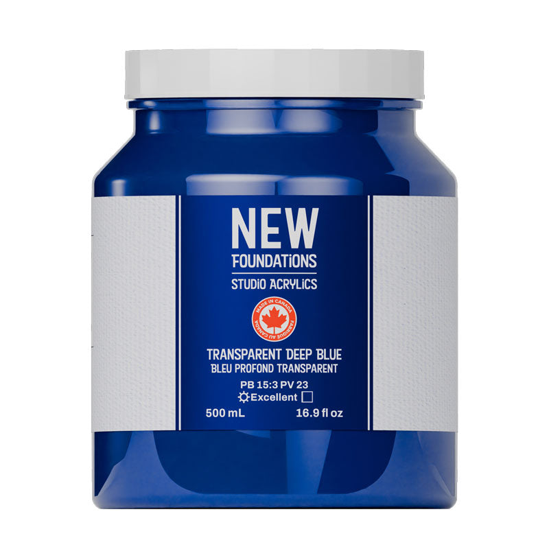 Transparent Deep Blue