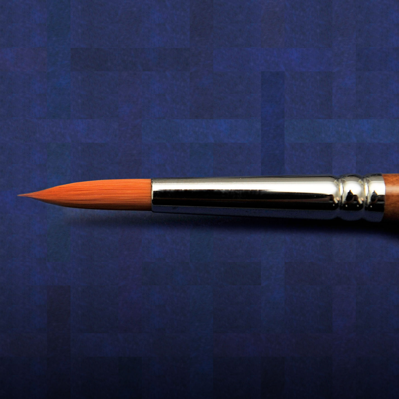 Guldmår akvarelpensel, rund