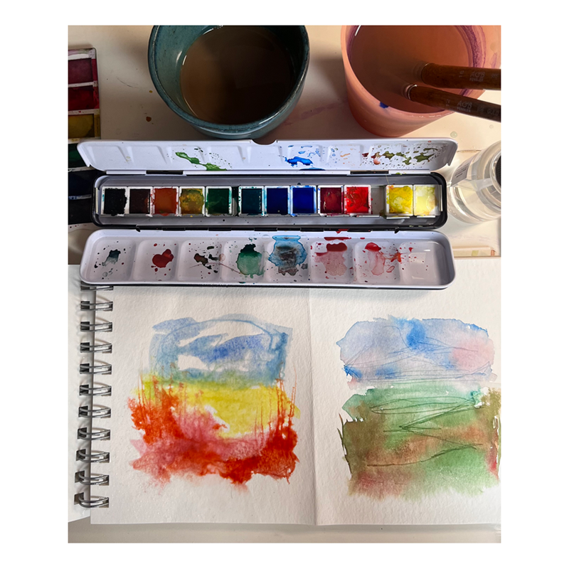 Art Café med Lette Landskaber i Akvarel 1 - Lørdag 14.marts 12:30 -15:00