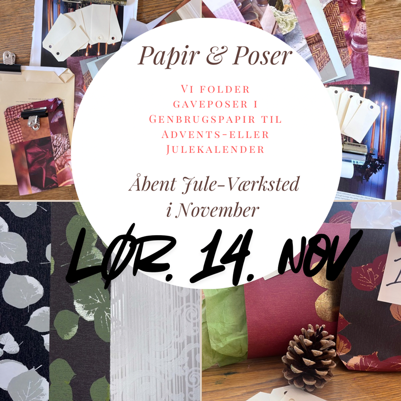 Julehygge - værksted - lørdag d. 14. november 12:30 - 14.00