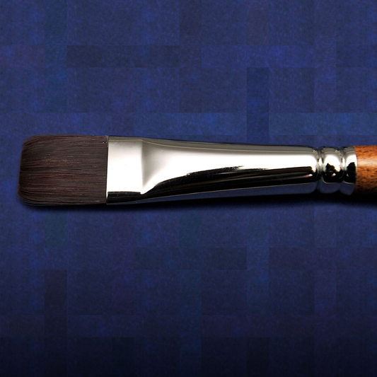 Kunstnerpensel, flad