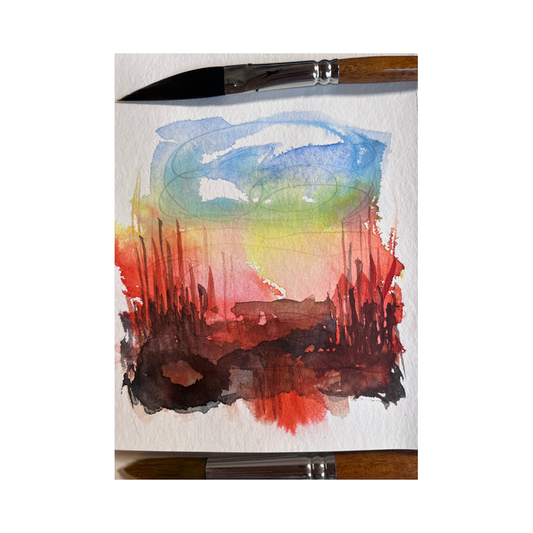 Art Café med Lette Landskaber i Akvarel 2 - Lørdag 21.marts 12:30 -15:00