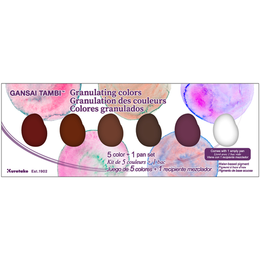 Gansai Tambi - Granulate 5 color set - ZIG020GN25
