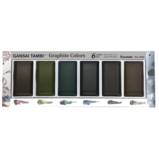 Gansai Tambi - Graphite - 6 color set - ZIG020GR6
