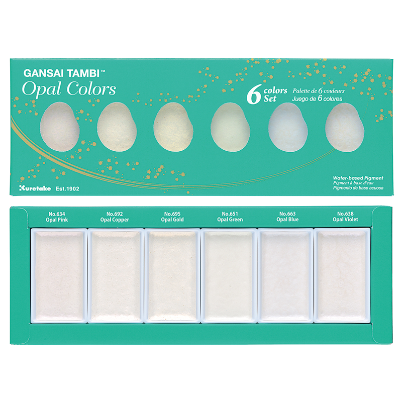 Gansai Tambi - Opal - 6 color set - ZIG020OC6