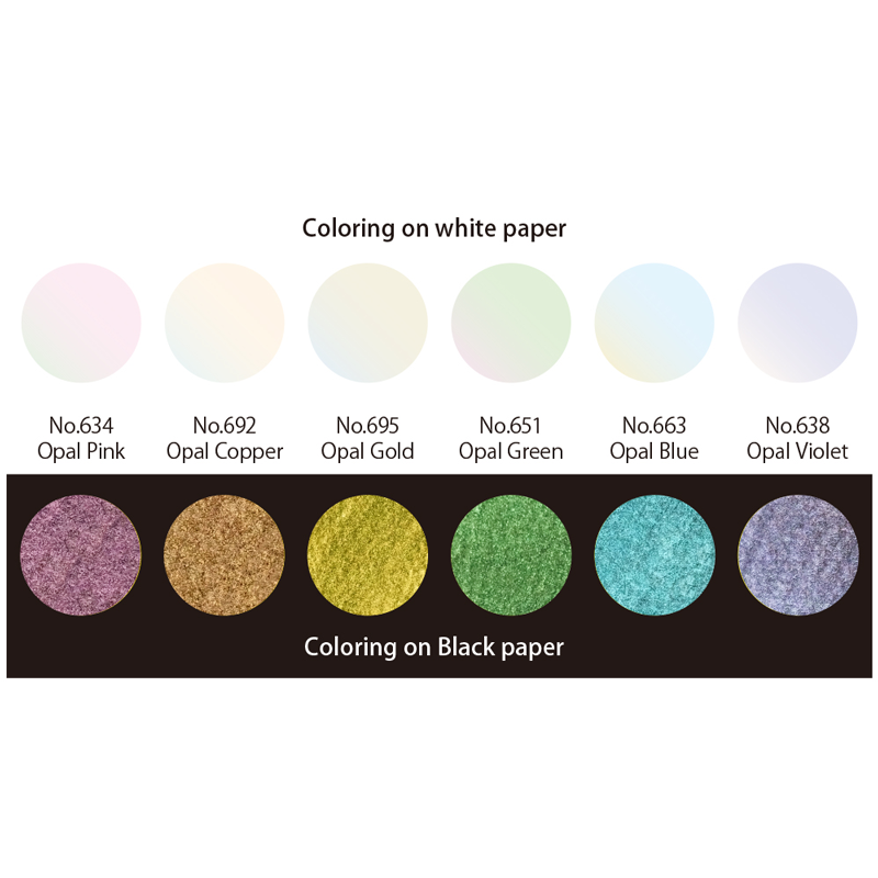 Gansai Tambi - Opal - 6 color set - ZIG020OC6