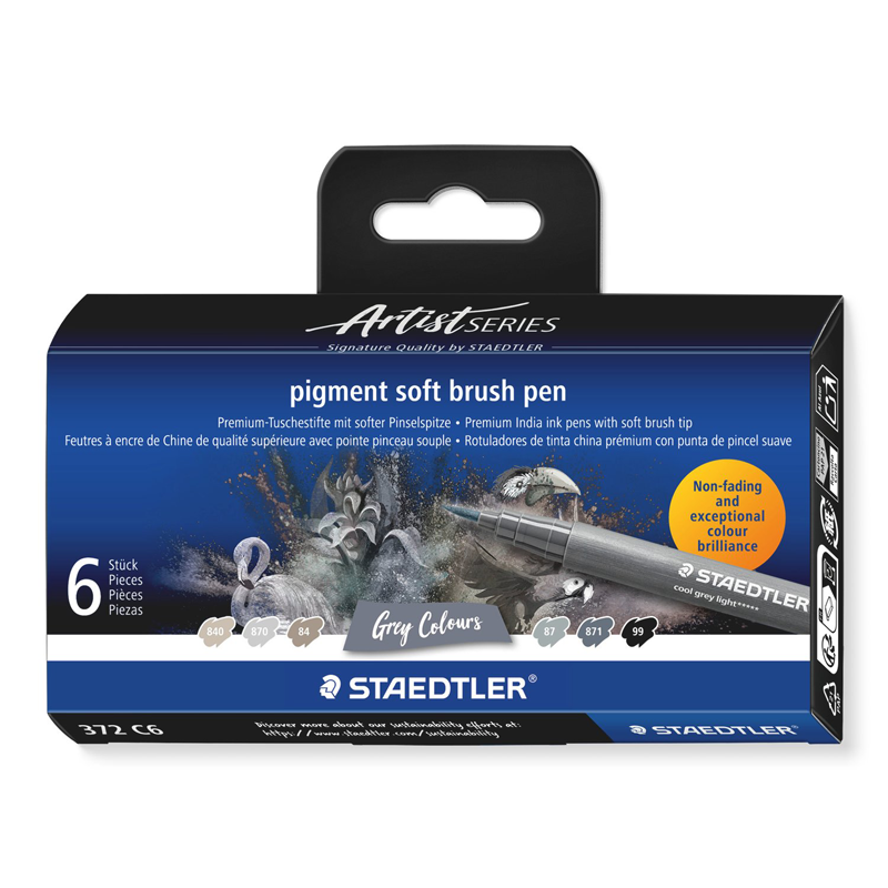 Staedler Grey Inkbrush set